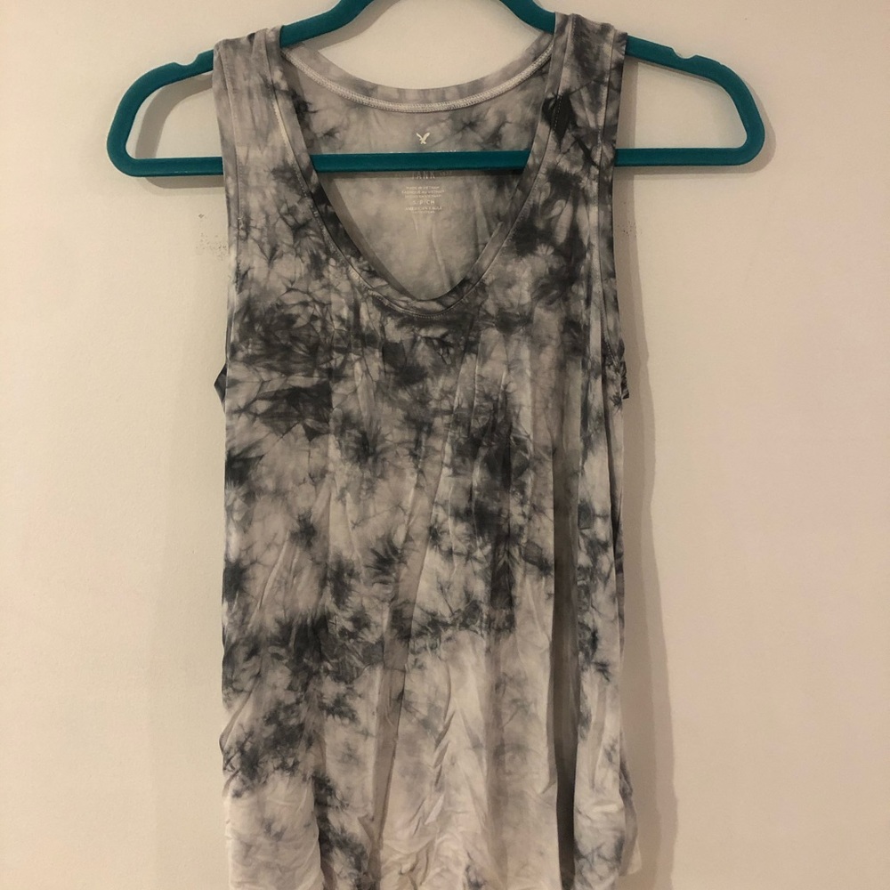 American Eagle Grey & White TankTop - Picture 1 of 3